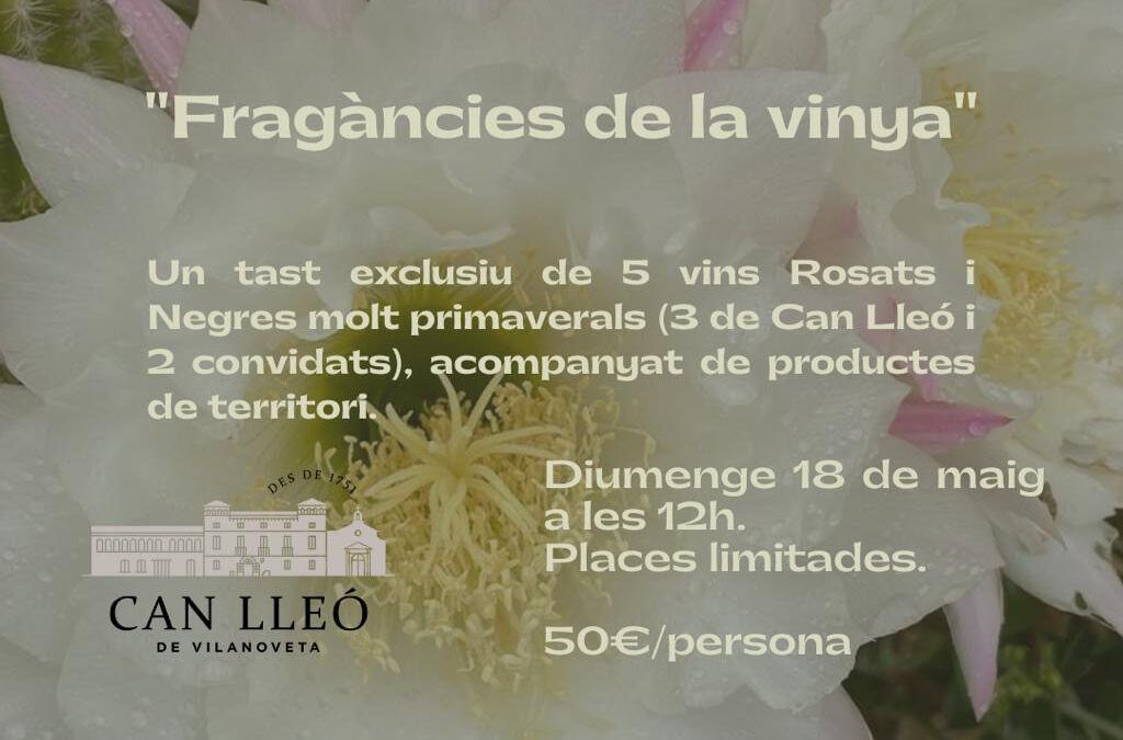 Experiència amb Chus Brion «Fragàncies de la vinya»